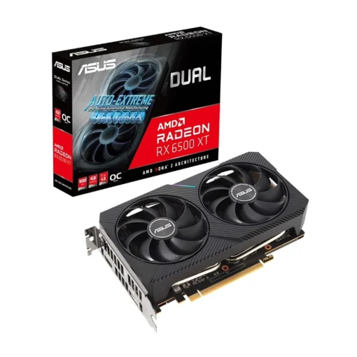 ASUS Dual RX 6500 XT V2 OC 4GB GDDR6 Graphics Card
