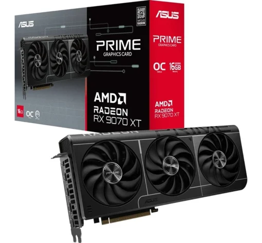 ASUS Prime RX 9070 XT OC 16GB GDDR6 Graphics Card