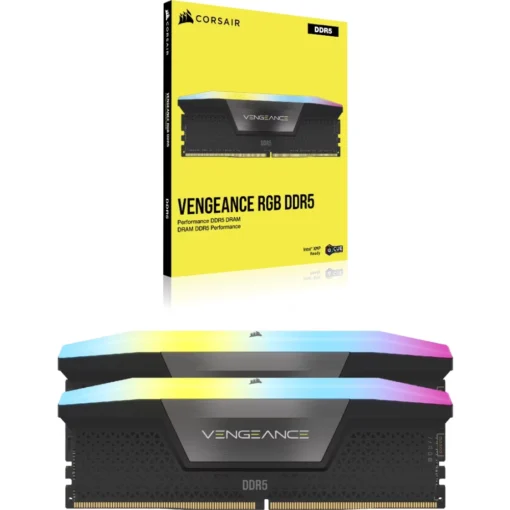 Corsair Vengeance RGB 32GB 5200MHz CL40 DDR5 RAM - Image 4