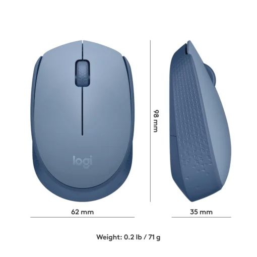 Logitech M171 Wireless Gaming Mouse (Blue-Gray) - Image 2