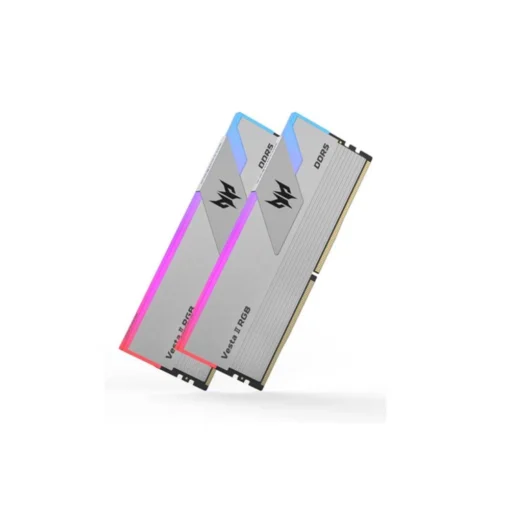 Acer Predator Vesta II RGB Series 32GB (16GBx2) DDR5 6000MHz Desktop Ram (Silver) - Image 3