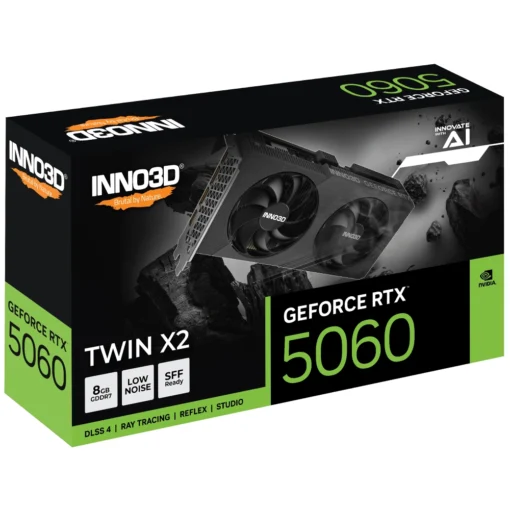 INNO3D RTX 5060 Twin X2 SFF 8GB GDDR7 Graphics Card - Image 3