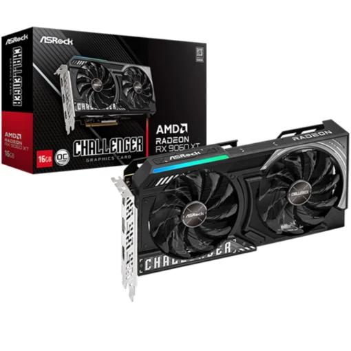 ASRock RX 9060 XT Challenger OC 16GB GDDR6 Graphics Card