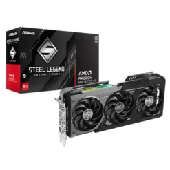 Asrock RX 9070 XT Steel Legend Dark 16GB GDDR6 Graphics Card