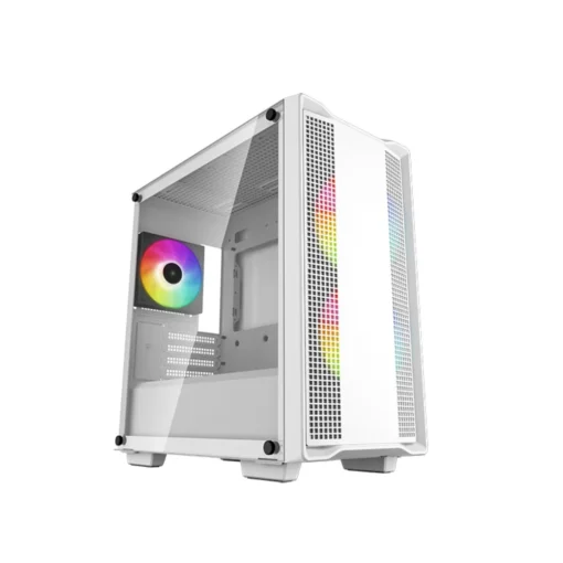 DeepCool CC360 White ARGB M-ATX Mini Tower Case - Image 3