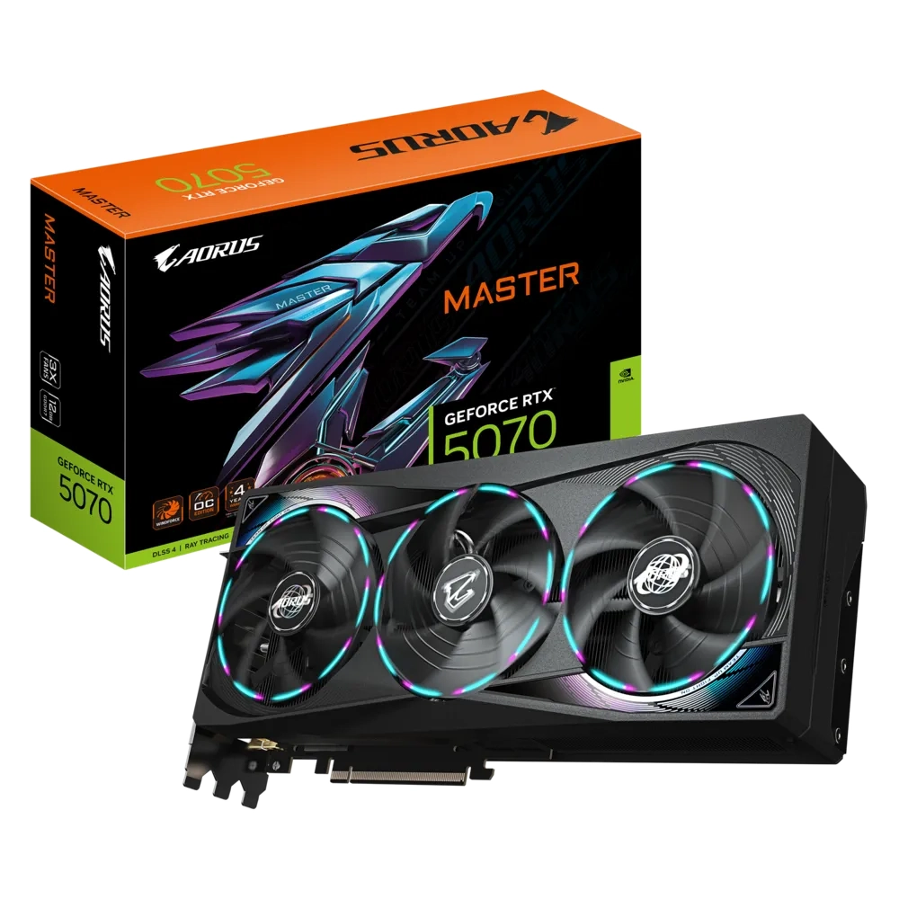 Gigabyte Aorus RTX 5070 Master 12GB GDDR7 Graphics Card