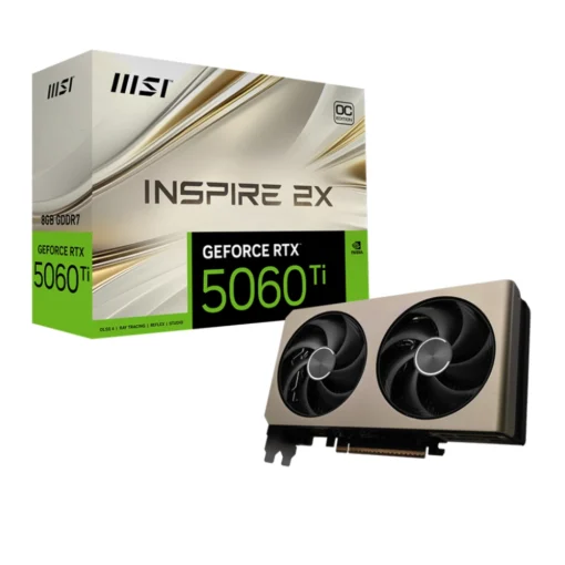MSI RTX 5060 Ti Inspire 2X OC 8GB GDDR7 Graphics Card