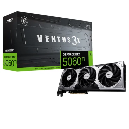 MSI RTX 5060 Ti Ventus 3X OC 16GB GDDR7 Graphics Card