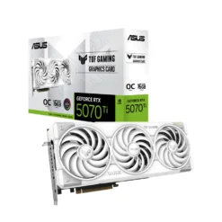 ASUS TUF Gaming RTX 5070 Ti OC 16GB GDDR7 White Graphics Card