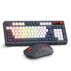 Aero Blade Wired Gaming Set: Rainbow LED, 94 Keys, 7200 DPI
