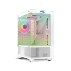 Snowy Gaming ATX Cabinet | Tempered Glass Panel,