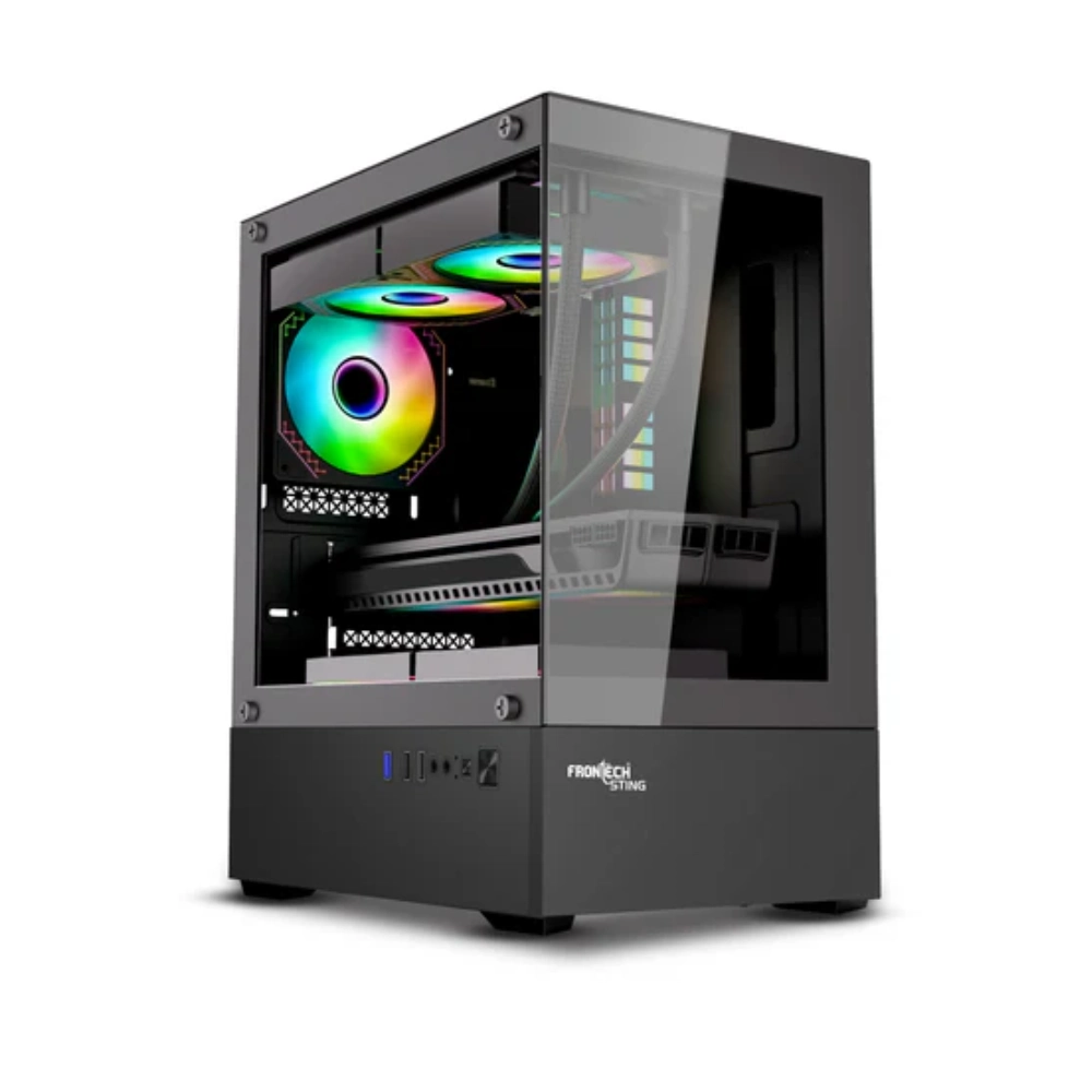 Frontech Snowy FT4348 – Premium RGB Gaming Cabinet with Tempered Glass