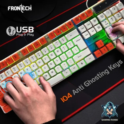 Frontech Nova Knight Gaming Keyboard and Mouse Combo with RGB Backlight Effects - Image 2