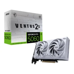 MSI RTX 5060 Ventus 2X OC White 8GB GDDR7 Graphics Card