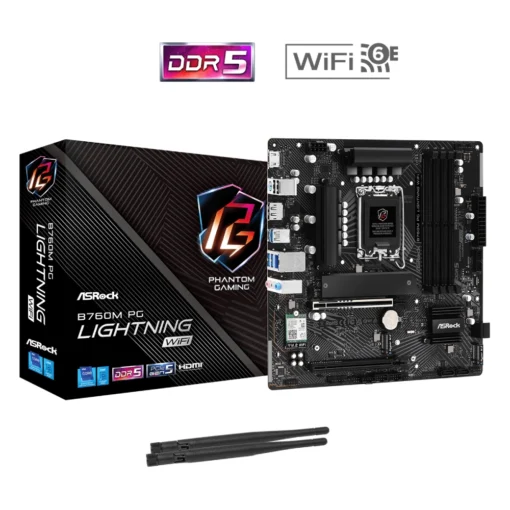 ASRock B760M PG Lightning WIFI M-ATX Motherboard