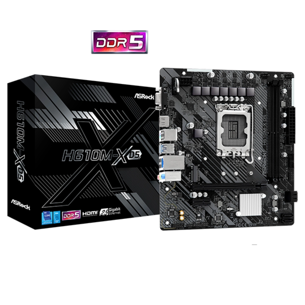 ASRock H610M-X D5 M-ATX Motherboard