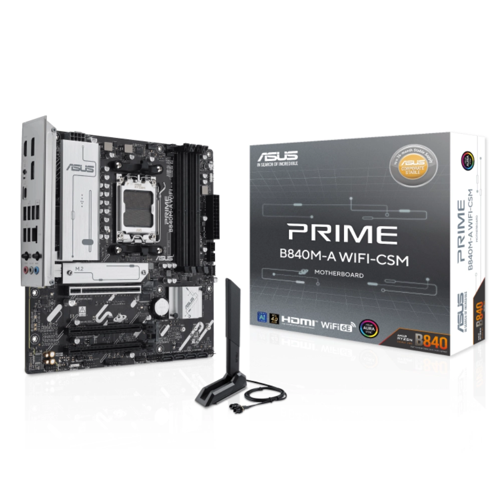 ASUS Prime B840M-A WIFI-CSM M-ATX Motherboard