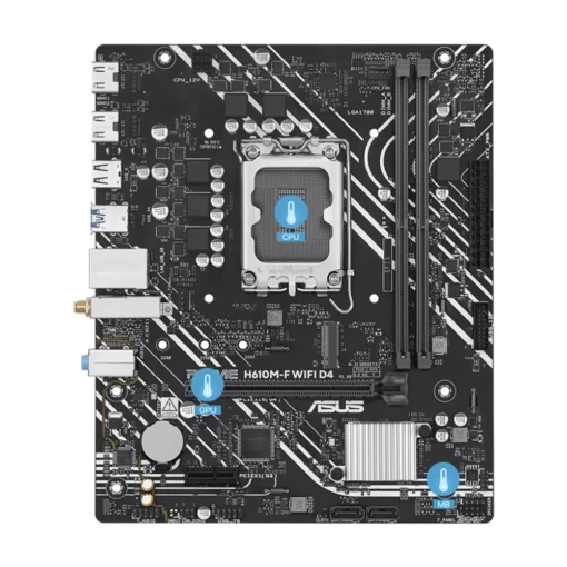 Asus PRIME H610M-F WIFI D4 M-ATX Motherboard - Image 2