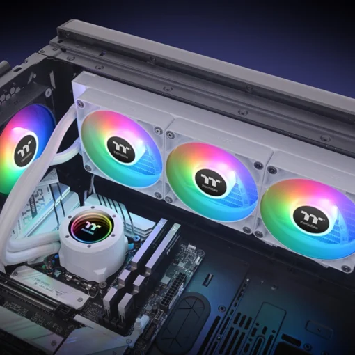 Thermaltake TH360 V2 ARGB Sync Snow Edition CPU Liquid Cooler - Image 5